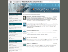 Tablet Screenshot of ingegneriaclinica.sanmatteo.org